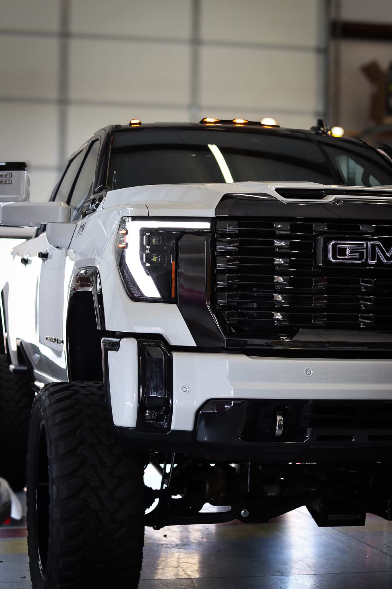 Partial car black wrap